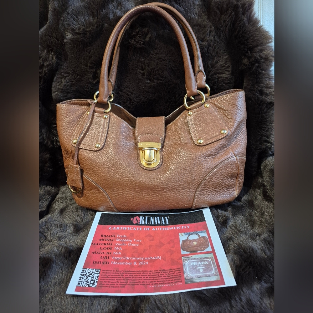 Authentic Prada tote bag